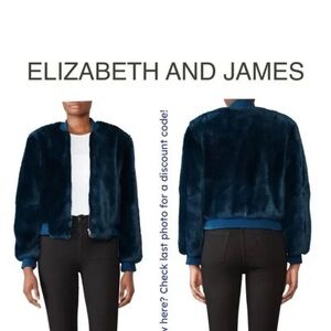 Elizabeth and James Women's Teal Jacket